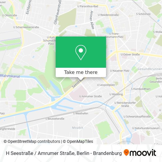 H Seestraße / Amrumer Straße map