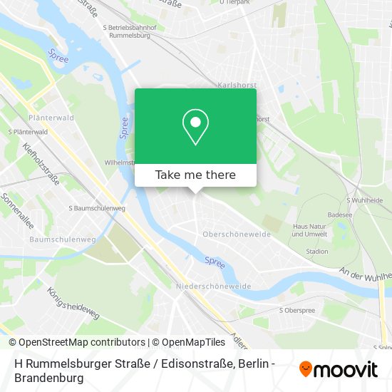 H Rummelsburger Straße / Edisonstraße map