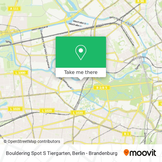 Bouldering Spot S Tiergarten map