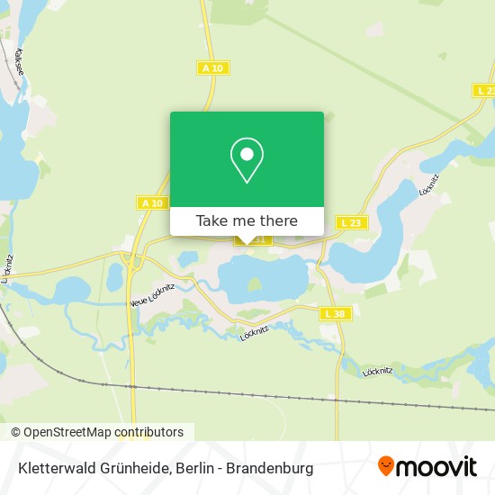 Карта Kletterwald Grünheide