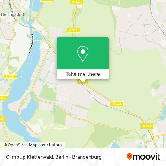 ClimbUp Kletterwald map
