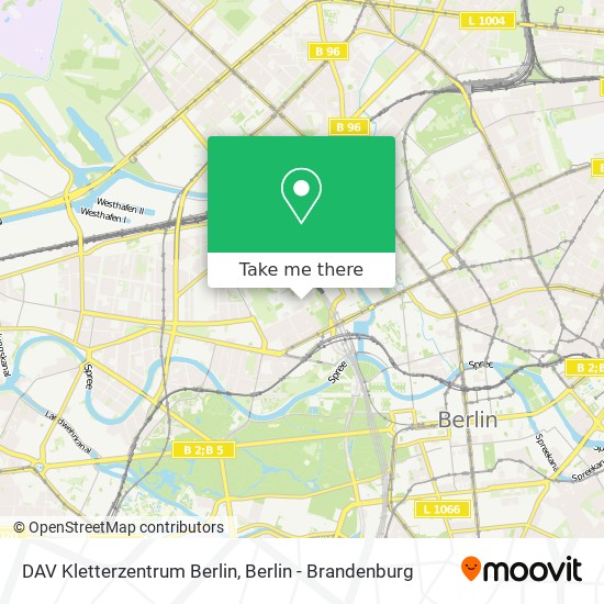 DAV Kletterzentrum Berlin map