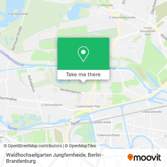 Waldhochseilgarten Jungfernheide map