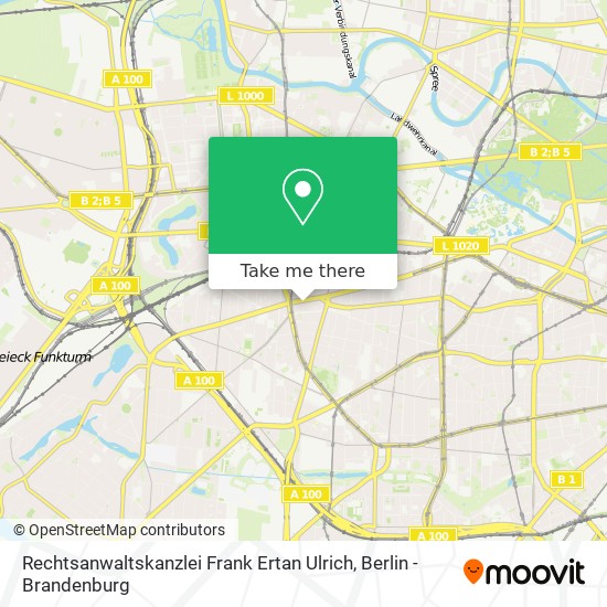 Rechtsanwaltskanzlei Frank Ertan Ulrich map