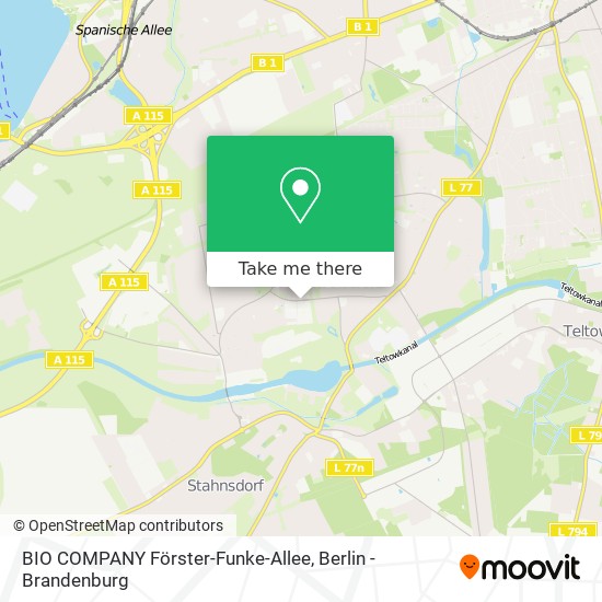 BIO COMPANY Förster-Funke-Allee map