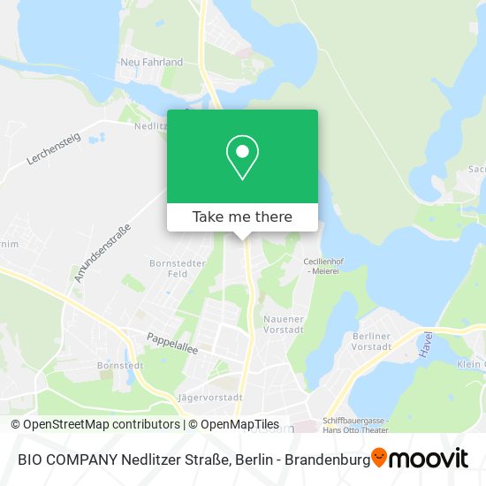 BIO COMPANY Nedlitzer Straße map