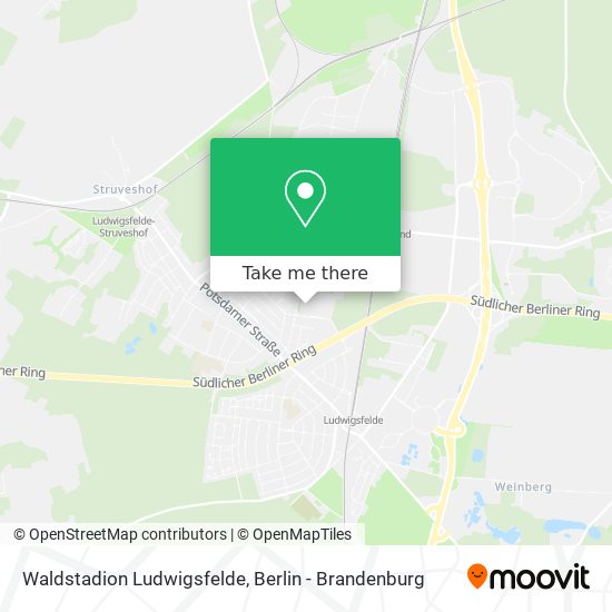Waldstadion Ludwigsfelde map