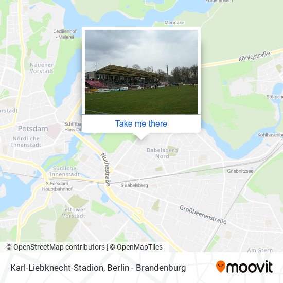 Карта Karl-Liebknecht-Stadion
