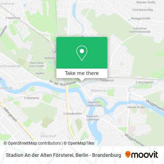 Карта Stadion An der Alten Försterei