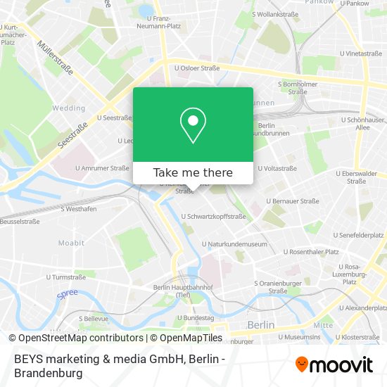 BEYS marketing & media GmbH map