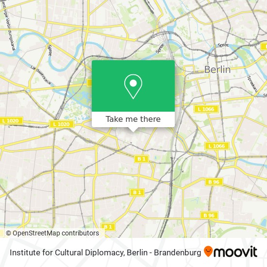 Institute for Cultural Diplomacy map