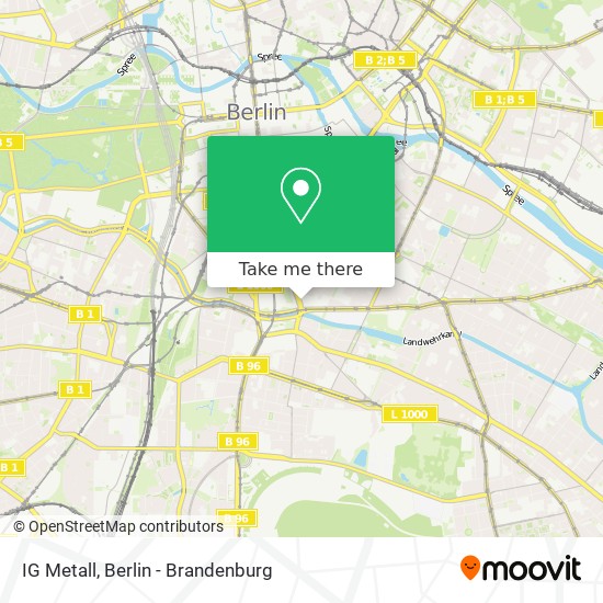 IG Metall map