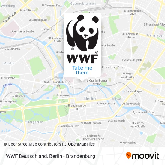 Карта WWF Deutschland