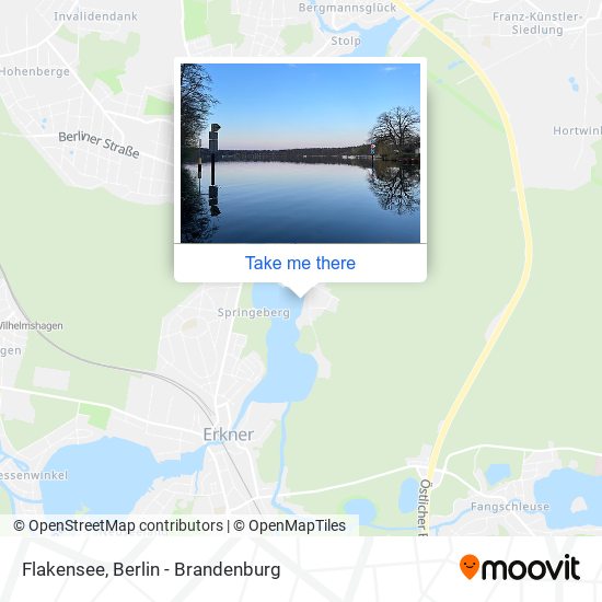 Flakensee map