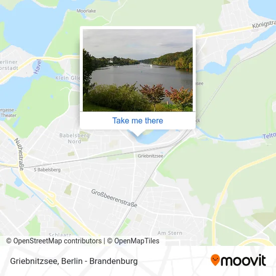 Griebnitzsee map