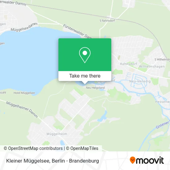 Kleiner Müggelsee map