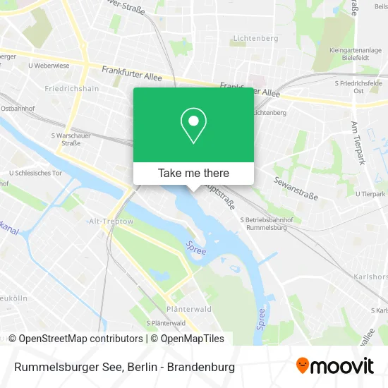 Карта Rummelsburger See