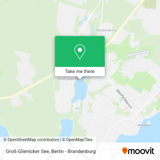 Карта Groß-Glienicker See