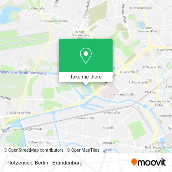Plötzensee map
