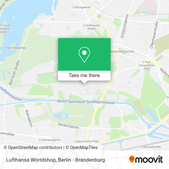 Lufthansa Worldshop map