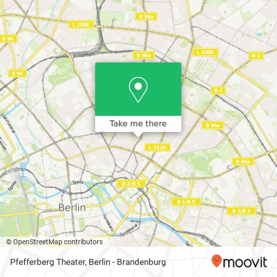 Pfefferberg Theater map