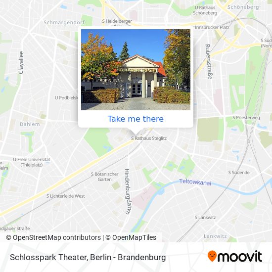 Карта Schlosspark Theater