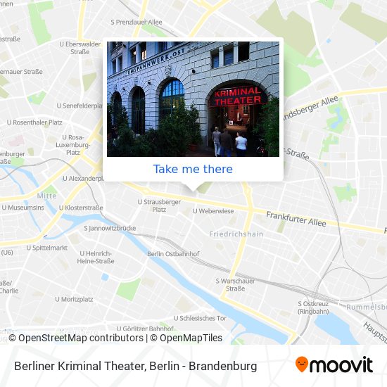 Berliner Kriminal Theater map