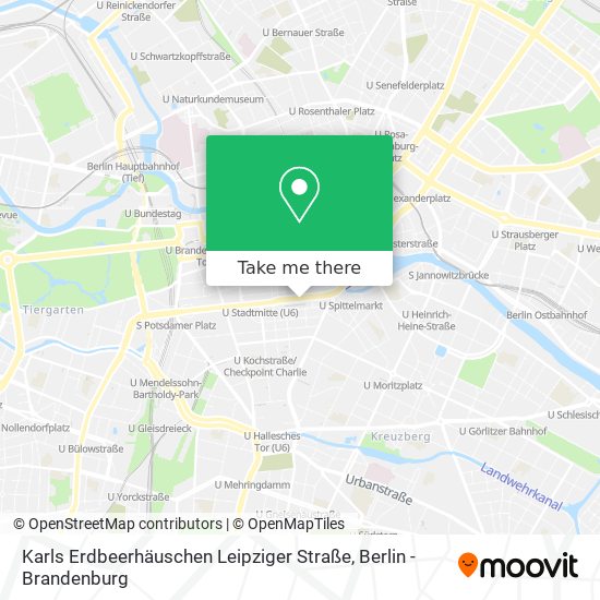 Karls Erdbeerhäuschen Leipziger Straße map