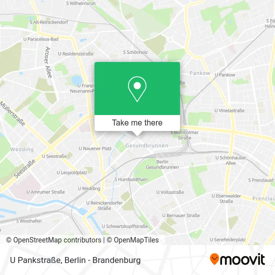 U Pankstraße map
