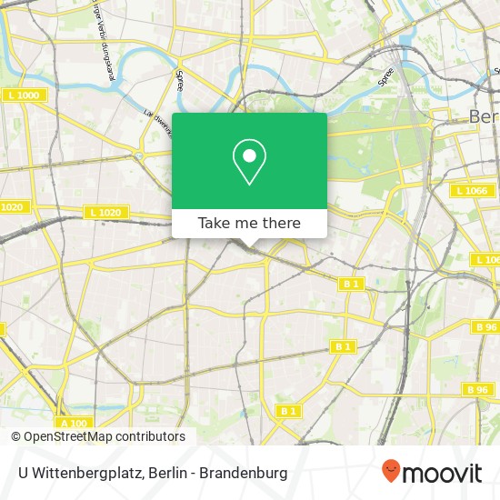 U Wittenbergplatz map