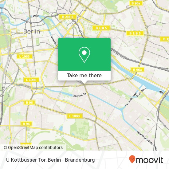 U Kottbusser Tor map