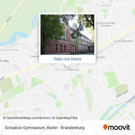 Schadow Gymnasium map