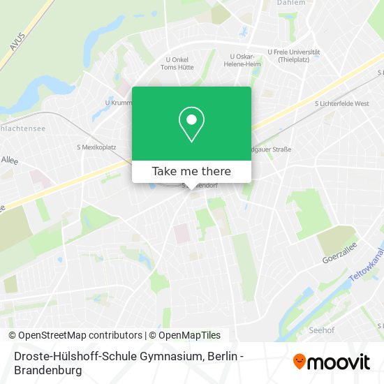 Droste-Hülshoff-Schule Gymnasium map
