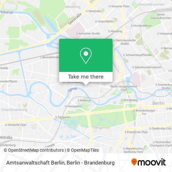 Карта Amtsanwaltschaft Berlin