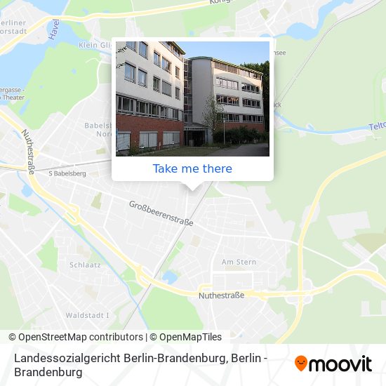 Landessozialgericht Berlin-Brandenburg map