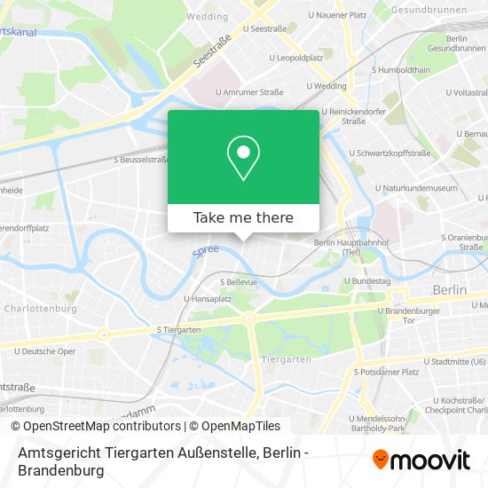 Amtsgericht Tiergarten Außenstelle map