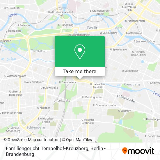 Familiengericht Tempelhof-Kreuzberg map