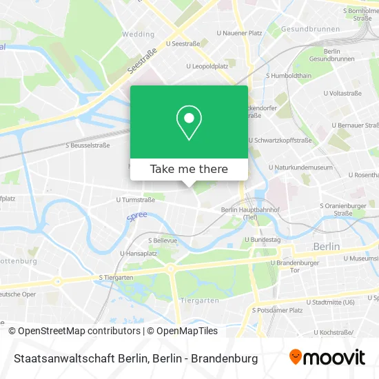 Карта Staatsanwaltschaft Berlin