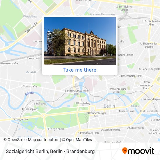 Sozialgericht Berlin map