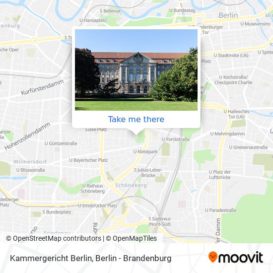 Kammergericht Berlin map