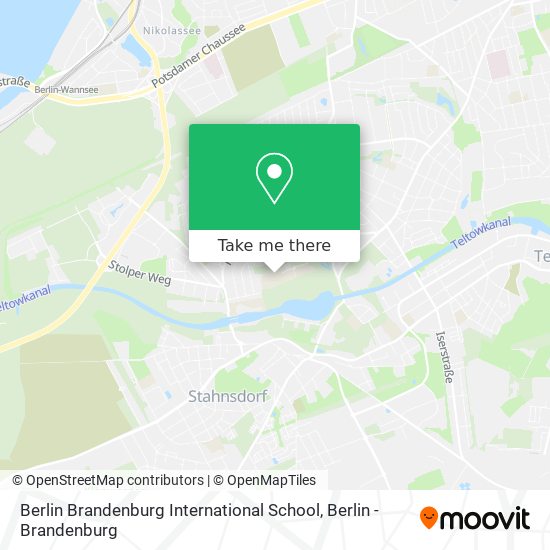 Berlin Brandenburg International School map