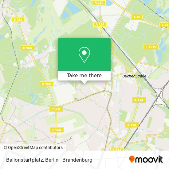 Ballonstartplatz map