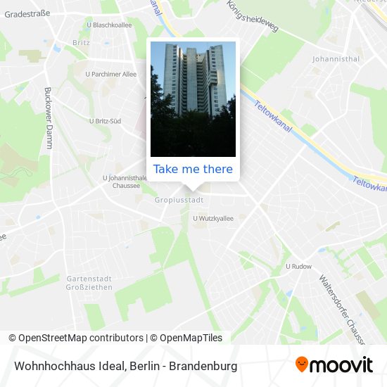 Wohnhochhaus Ideal map