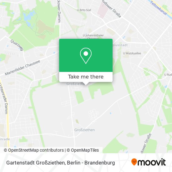 Gartenstadt Großziethen map