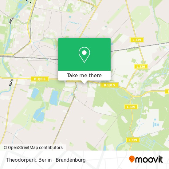 Карта Theodorpark