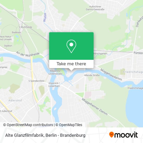 Alte Glanzfilmfabrik map
