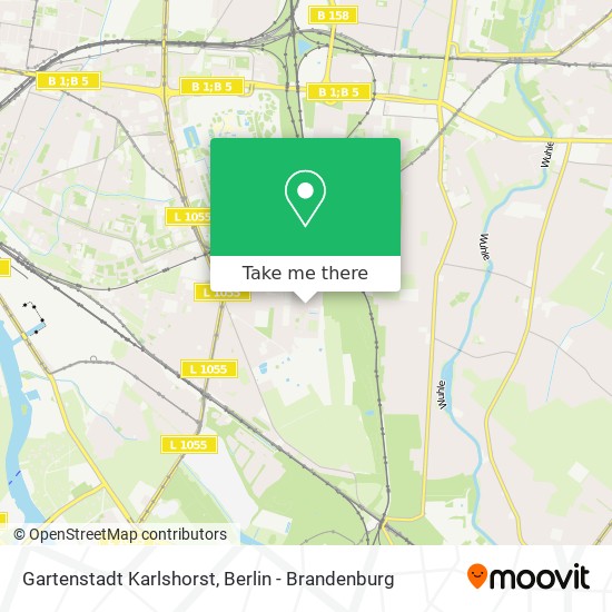 Gartenstadt Karlshorst map