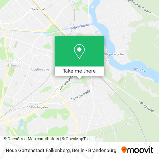 Neue Gartenstadt Falkenberg map