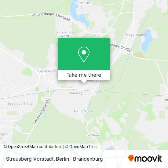 Strausberg-Vorstadt map