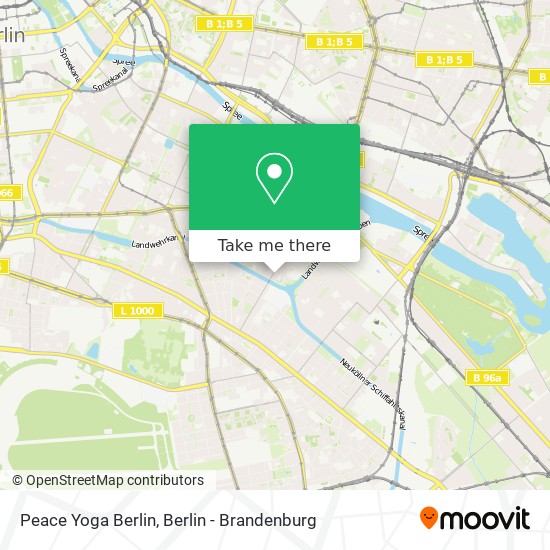 Peace Yoga Berlin map